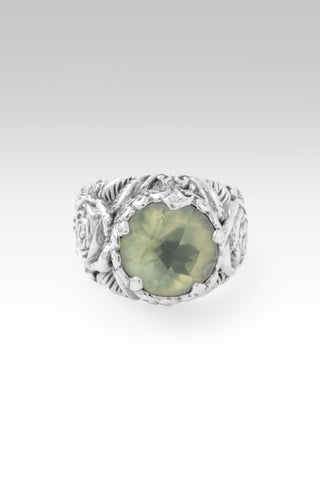 Love In & Thru It Ring™ in Phantom Rutile Prehnite