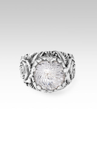 Love In & Thru It Ring™ in White Quartz 5