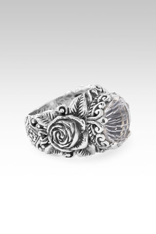 Love In & Thru It Ring™ in White Quartz 5