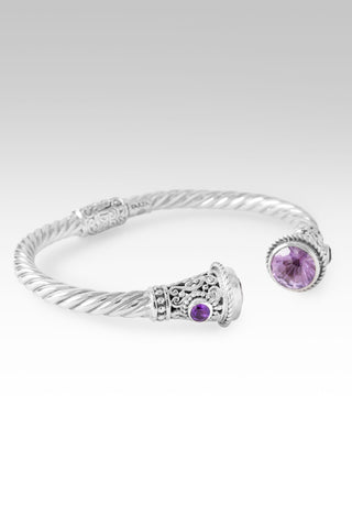 Everlasting Hope Tip-to-Tip Bracelet™ in Rose De France Amethyst & Amethyst 6.5
