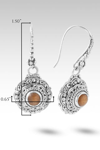 I Believe in Miracles Earrings™ in Sunstone