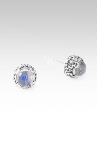 Sees My Worth Earrings™ in Rainbow Moonstone