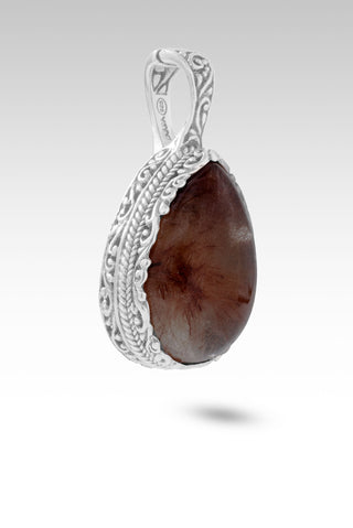 Nothing He Can't Do Pendant II™ in Galaxy Rutilated Quartz