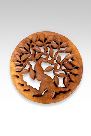 🎁 8" Round Carved Tree Of Life Wooden Plaque (100% off) - only found at SARDA™