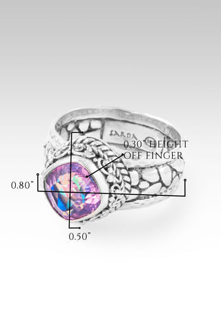 Serene Spirit Ring™ in Rainbow Sherbet™ Mystic Quartz 5