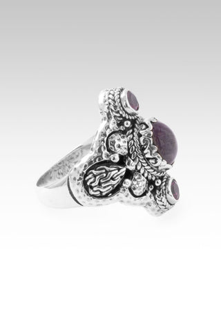 I Can With U Ring™ in Star Ruby & Rhodolite