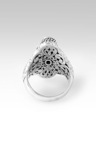 I Can With U Ring™ in Vesuvianite Mother of Pearl Quartz & Peridot 5