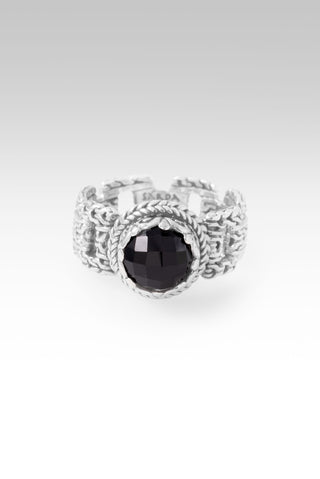 Keep Praying for Healing Ring™ in Black Spinel 5