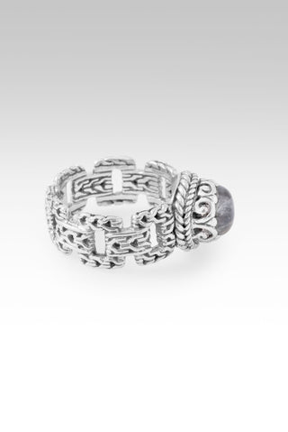 Keep Praying for Healing Ring™ in Rainbow Moonstone 5
