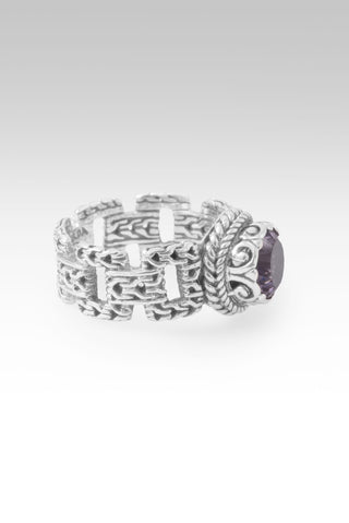 Keep Praying for Healing Ring™ in Rose De France Amethyst 5