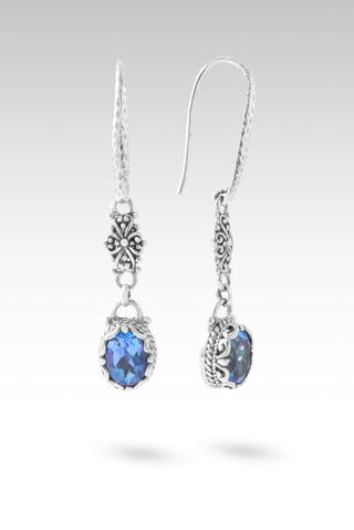 U Give Me Direction Earrings™ in Royal Bali Blue™ Mystic Topaz