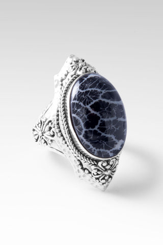 Grace Changes Everything Ring™ in Black Indonesian Coral