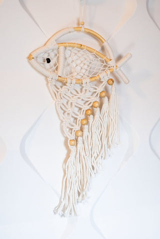 🎁 9" Cotton Macrame Fish Dream Catcher (100% off) - only found at SARDA™
