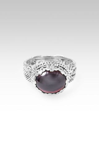 Somebody's Hero Ring™ in Garnet 5