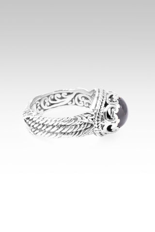 Somebody's Hero Ring™ in Garnet 5