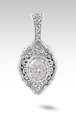 Good Vibes Pendant™ in White Quartz