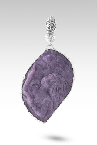 Parted Water Pendant™ in Lepidolite