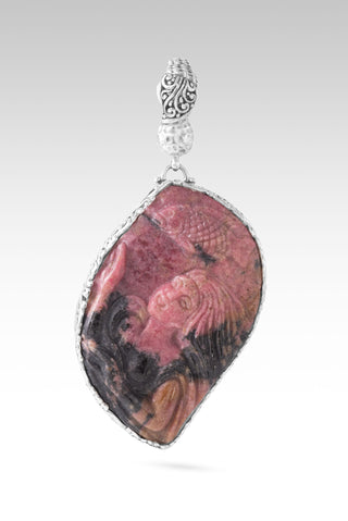 Partred Water Pendant™ in Rhodonite