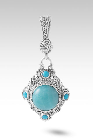Love Restores Broken Pendant™ in Amazonite & Sleeping Beauty Turquoise