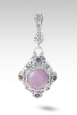 Love Restores Broken Pendant™ in Kunzite & English Tearose™ Mystic Topaz