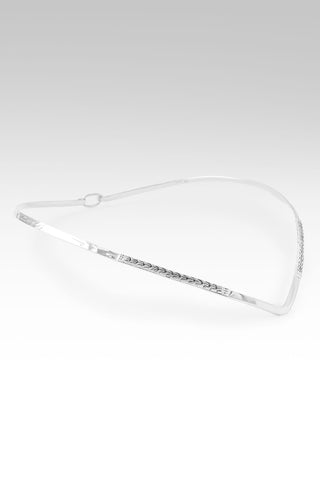 My Conqueror & King V-Collar Necklace™ in Chainlink & Hammered 16