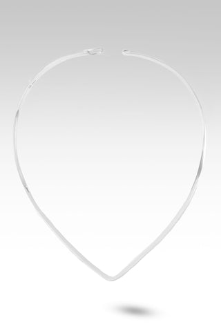 My Conqueror & King V-Collar Necklace™ in Chainlink & Hammered 16