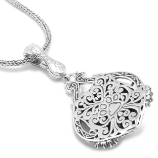 Sterling Silver Watermark Pitbull Pendant With Magnetic Enhancer Bail™