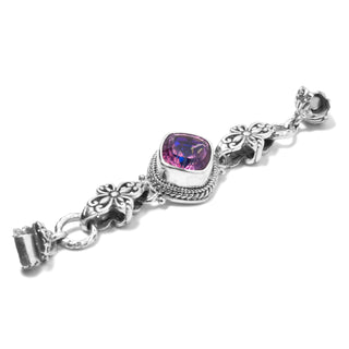 STERLING SILVER JANYL ADAIR SUMMER PEACH™ MYSTIC QUARTZ BRACELET COMPONENT™