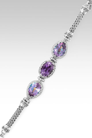 A New Kind of Freedom Bracelet™ in Amethyst & Evening Shadows™ Mystic Quartz - Multi Stone - only found at SARDA™