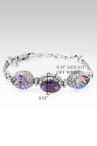 A New Kind of Freedom Bracelet™ in Amethyst & Evening Shadows™ Mystic Quartz - Multi Stone - only found at SARDA™