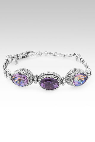 A New Kind of Freedom Bracelet™ in Amethyst & Evening Shadows™ Mystic Quartz - Multi Stone - only found at SARDA™