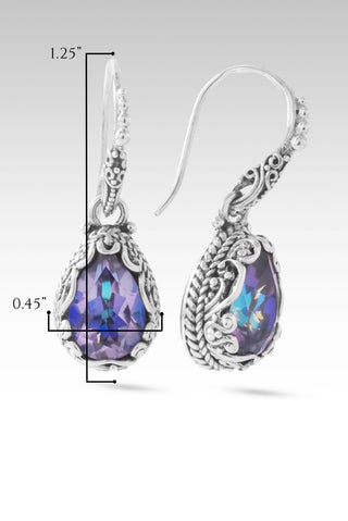 A New Kind of Freedom Earrings™ in Evening Shadows™ Mystic Quartz - Bali Wire - only found at SARDA™