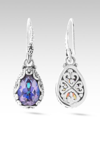A New Kind of Freedom Earrings™ in Evening Shadows™ Mystic Quartz - Bali Wire - only found at SARDA™