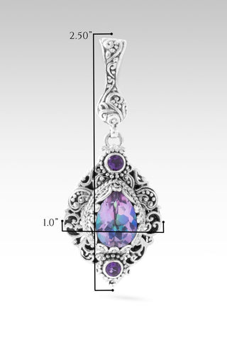 A New Kind of Freedom Pendant™ in Evening Shadows™ Mystic Quartz & Amethyst - Multi Stone - only found at SARDA™