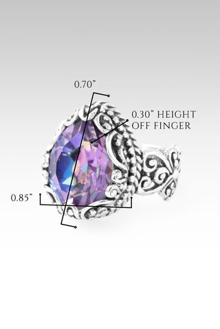 A New Kind of Freedom Ring™ in Evening Shadows™ Mystic Quartz - Dinner - only found at SARDA™