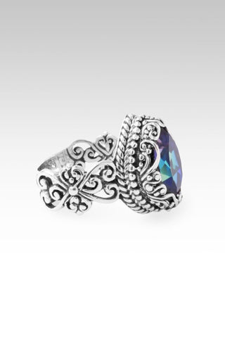A New Kind of Freedom Ring™ in Evening Shadows™ Mystic Quartz - Dinner - only found at SARDA™