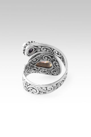A New Kind of Freedom Ring™ in Evening Shadows™ Mystic Quartz & Amethyst - Bypass - only found at SARDA™