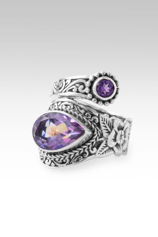 A New Kind of Freedom Ring™ in Evening Shadows™ Mystic Quartz & Amethyst - Bypass - only found at SARDA™