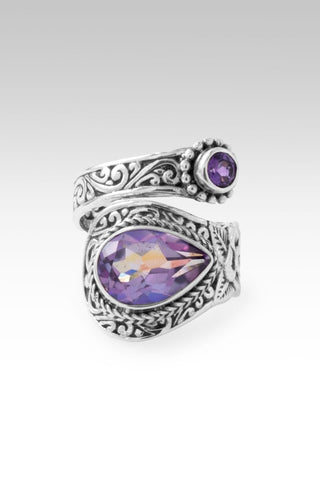 A New Kind of Freedom Ring™ in Evening Shadows™ Mystic Quartz & Amethyst - Bypass - only found at SARDA™