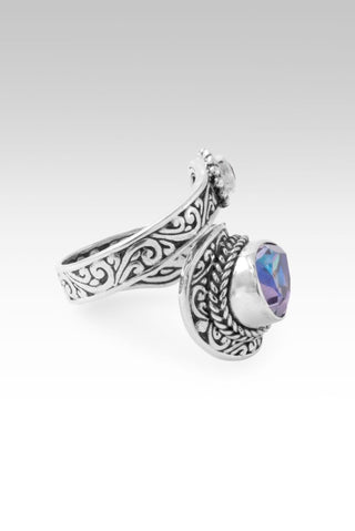 A New Kind of Freedom Ring™ in Evening Shadows™ Mystic Quartz & Amethyst - Bypass - only found at SARDA™
