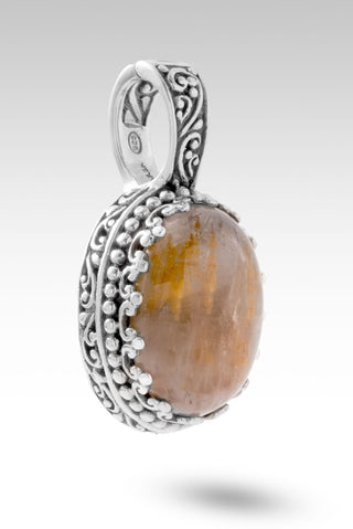 All Creation Sings Pendant™ in Cacoxenite - Single Stone - only found at SARDA™