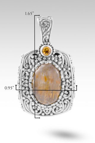 All Creation Sings Pendant™ in Cacoxenite & Citrine - Multi Stone - only found at SARDA™