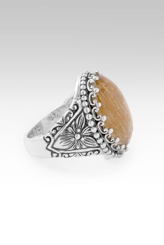 All Creation Sings Ring II™ in Cacoxenite - Dinner - only found at SARDA™