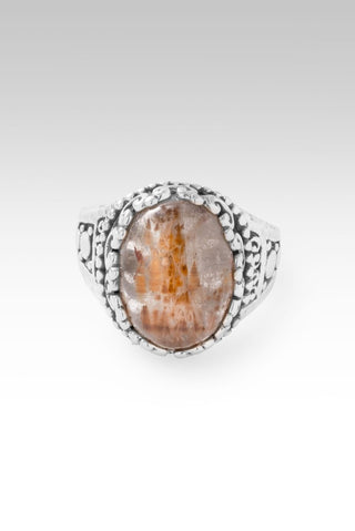 All Creation Sings Ring™ in Cacoxenite - Dinner - only found at SARDA™