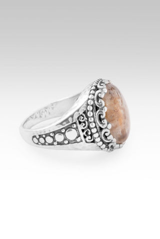 All Creation Sings Ring™ in Cacoxenite - Dinner - only found at SARDA™