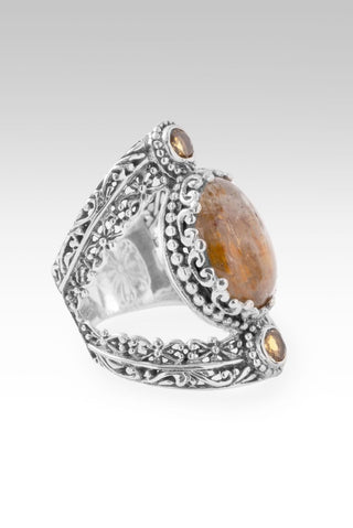 All Creation Sings Ring™ in Cacoxenite & Citrine - Statement - only found at SARDA™