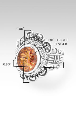 All That Matters Ring II™ in Odyssey Twilight Ecstasy™ Mystic Quartz - Dinner - only found at SARDA™