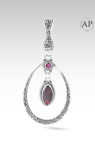 Almost Perfect Finally Complete with You Pendant™ in Garnet & Raspberry Rhodolite Garnet - Multi Stone - only found at SARDA™