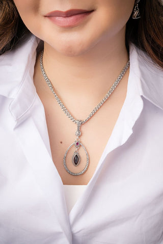 Almost Perfect Finally Complete with You Pendant™ in Garnet & Raspberry Rhodolite Garnet - Multi Stone - only found at SARDA™