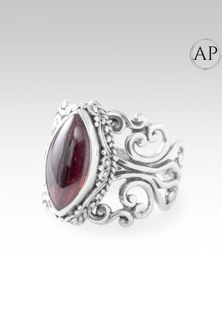 Almost Perfect Finally Complete with You Ring™ in Garnet - Dinner - only found at SARDA™